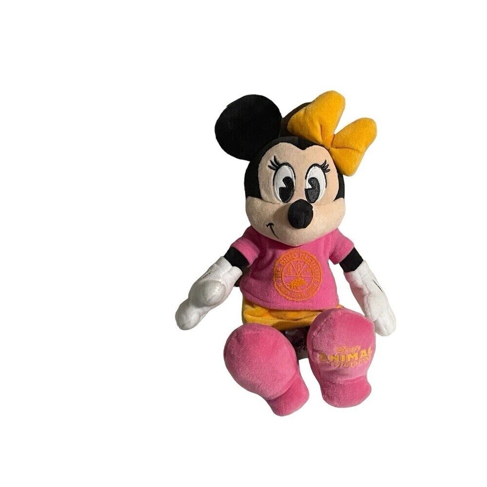 Disney Parks Minnie Mouse Animal Kingdom Dino Institute Plush 10” Stuffed Toy